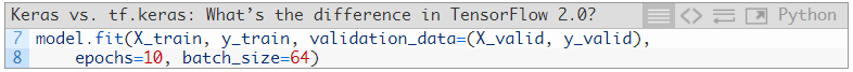 TensorFlow 2.0中的tf.keras和Keras有何區別？為什麼以後一定要用tf.keras？