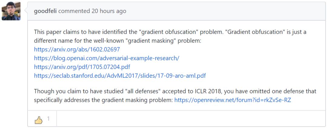 搞事！ICLR 2018七篇對抗樣本防禦論文被新研究攻破，Goodfellow論戰