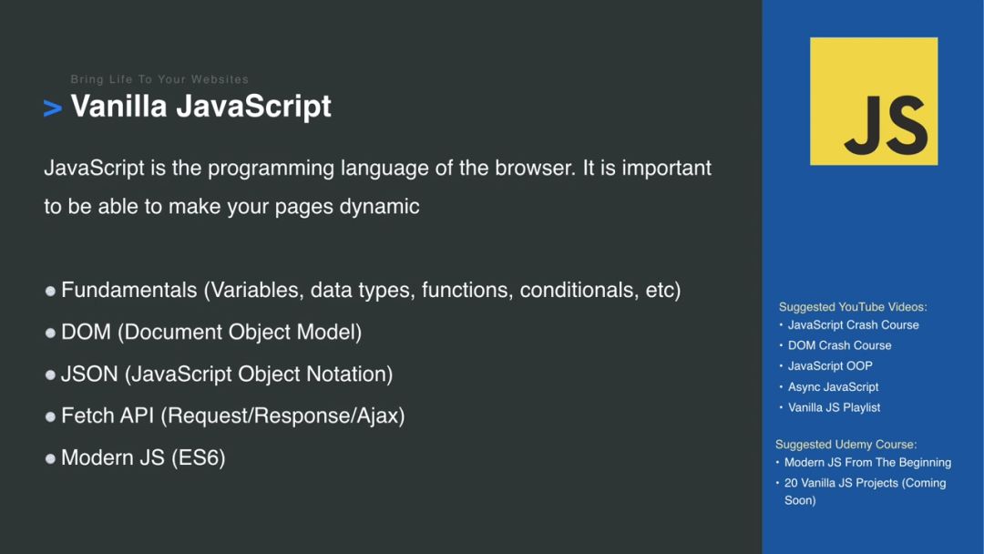 2020 年 Web 开发者学习路线
