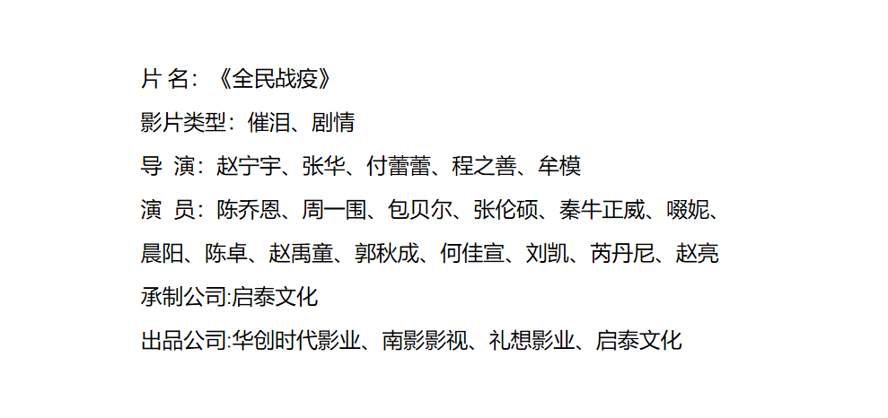 华创影业出品《平凡世界之全民战疫》群星云集引发全民期待