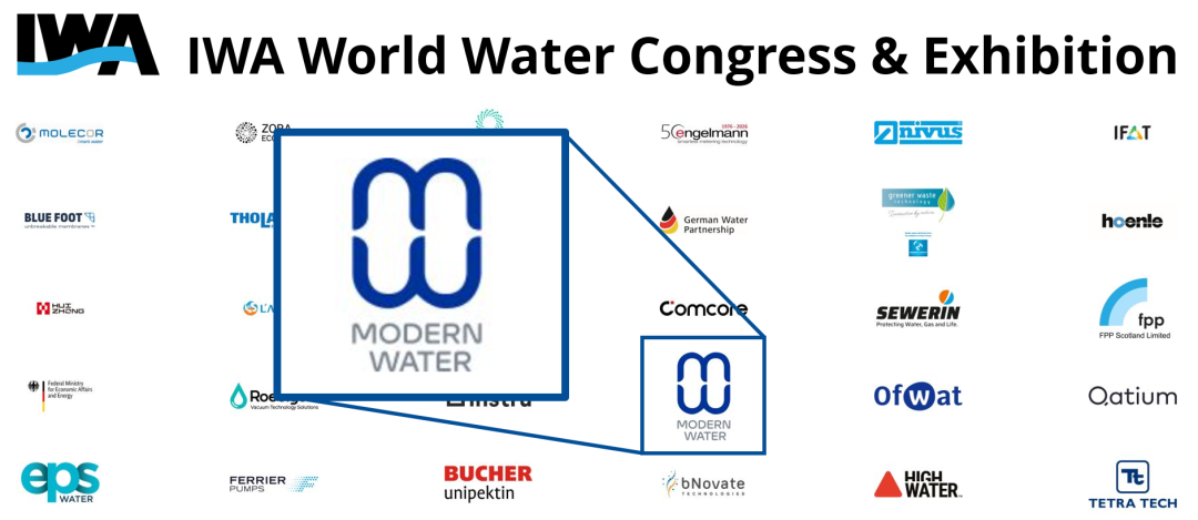 参展资讯 | Modern Water 即将亮相2026 IWA 世界水大会暨展览会