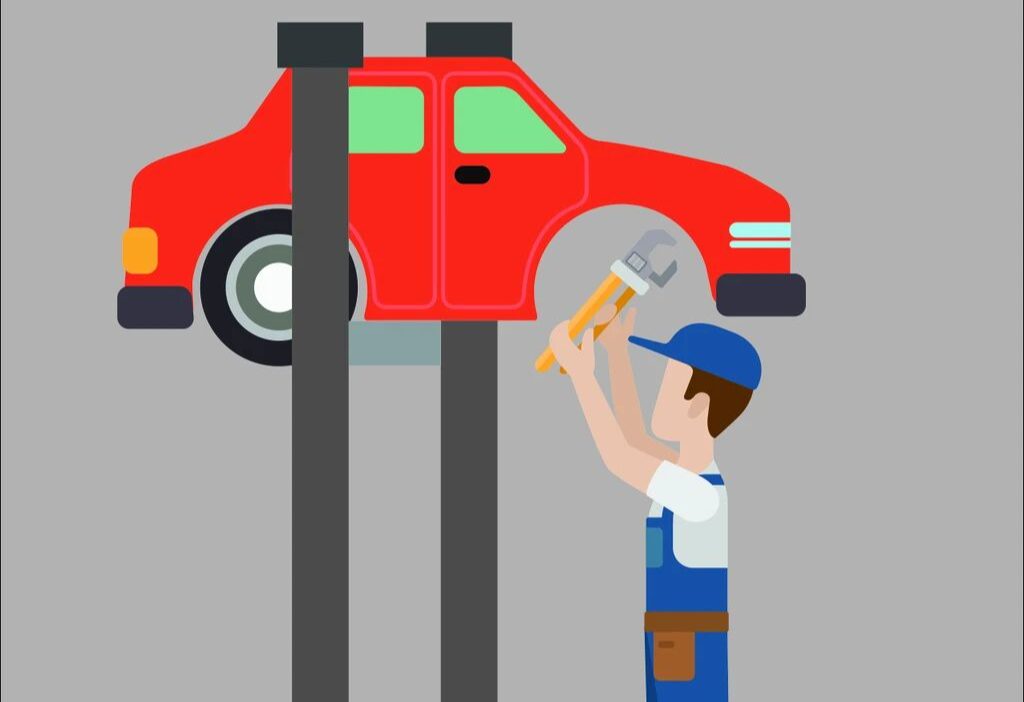 汽修卡通设计图__广告设计_广告设计_设计图库_昵享网nipic.cn