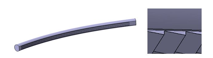 光导设计参数对光强的影响