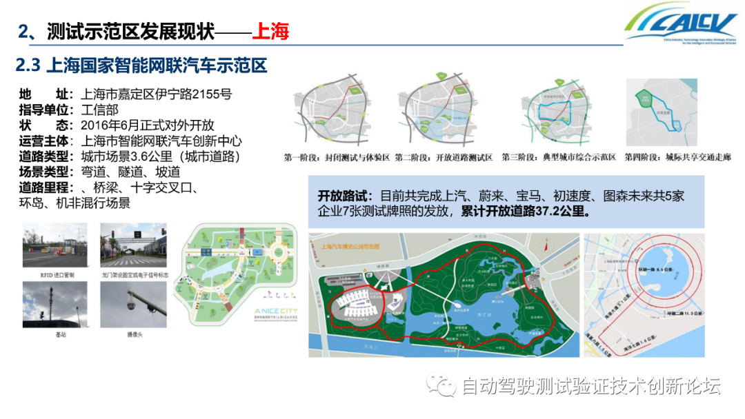 中国智能网联汽车封闭测试和开放道路测试发展情况的图12