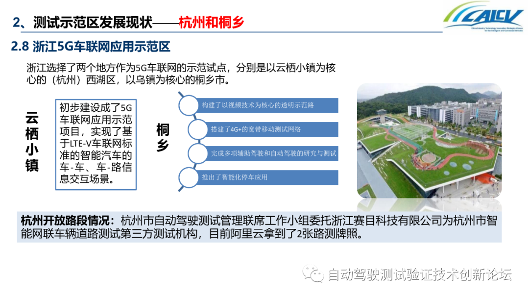 中国智能网联汽车封闭测试和开放道路测试发展情况的图17