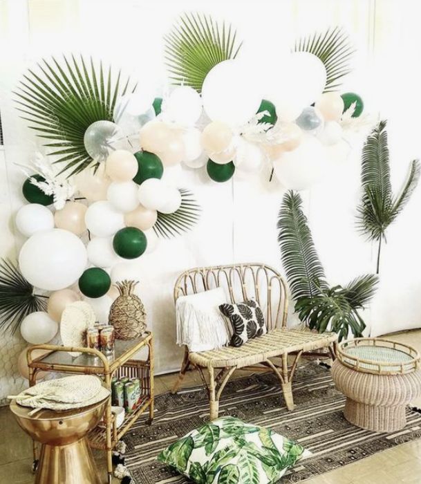 鲜花+气球，这是什么神仙搭配！