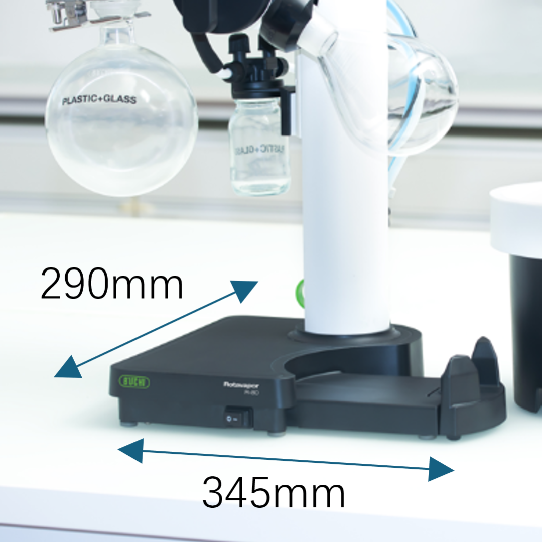 【瑞士步琦】新一代旋轉(zhuǎn)蒸發(fā)儀閃亮登場 — R-80 小巧、靈活且高效！