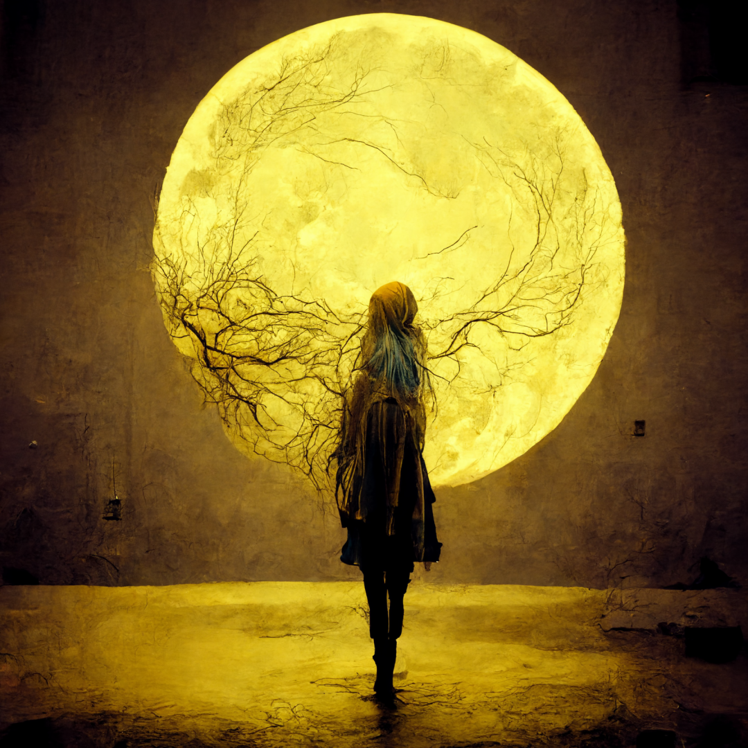 Pofilia. - Here she comes. She's my moon.