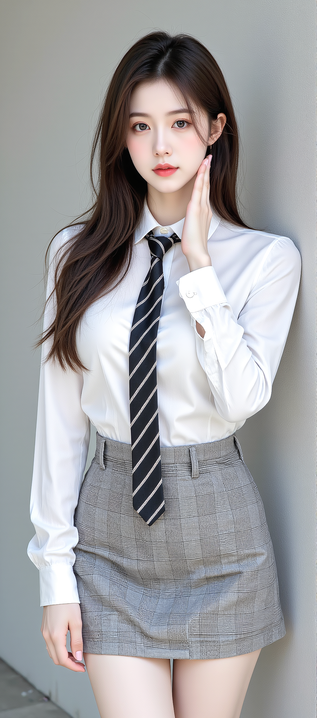 又发现一张AI生成的女神手机壁纸，超好看