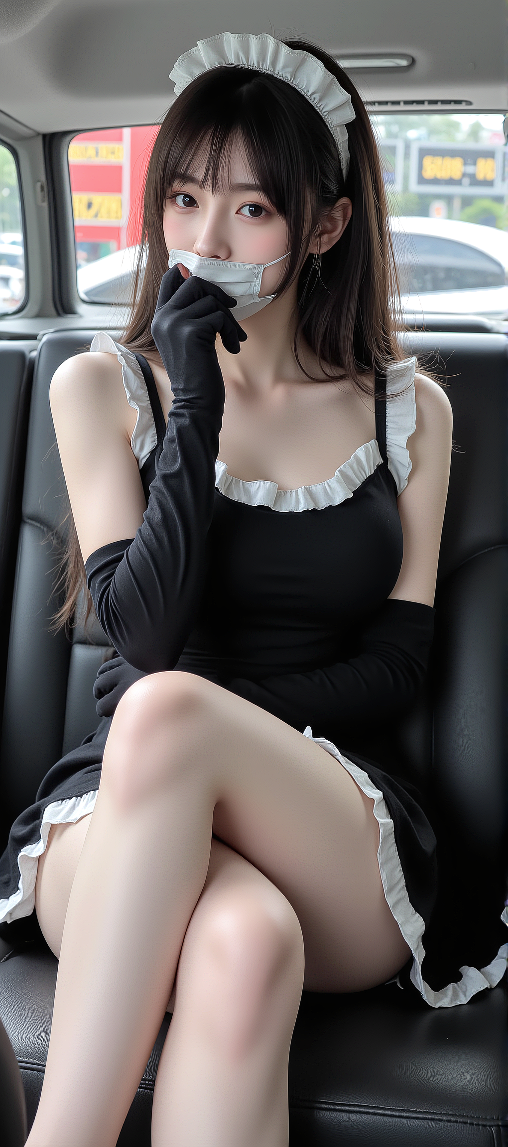 又发现一张AI生成的女神手机壁纸，超好看