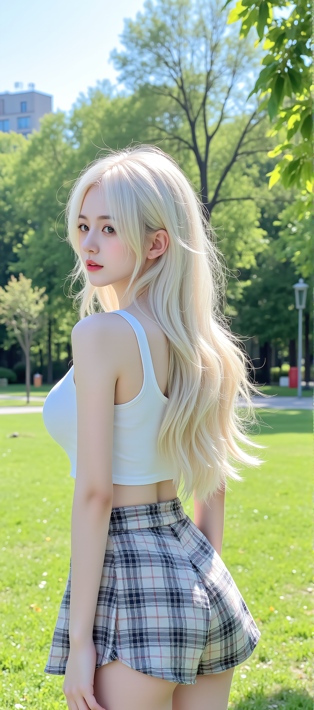 又发现一张AI生成的女神手机壁纸，超好看