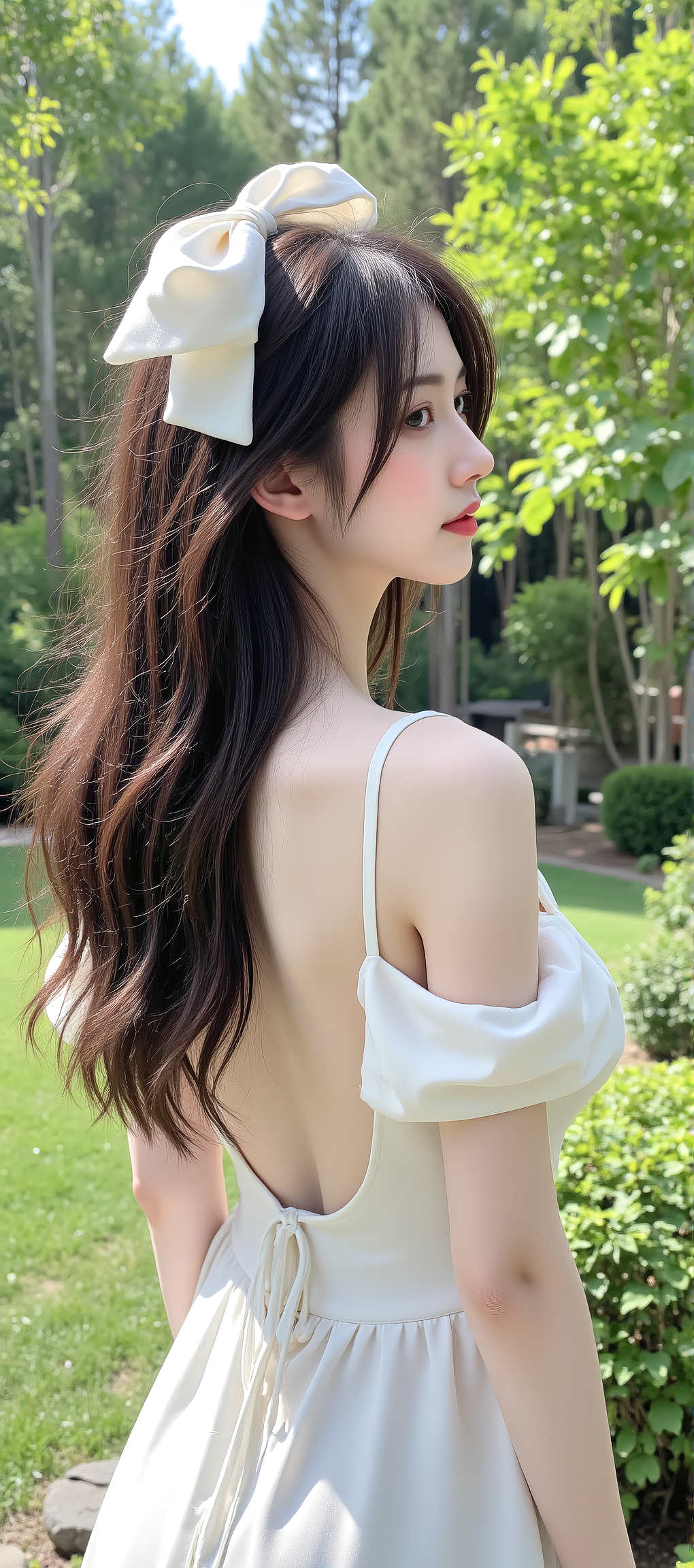 又发现一张AI生成的女神手机壁纸，超好看