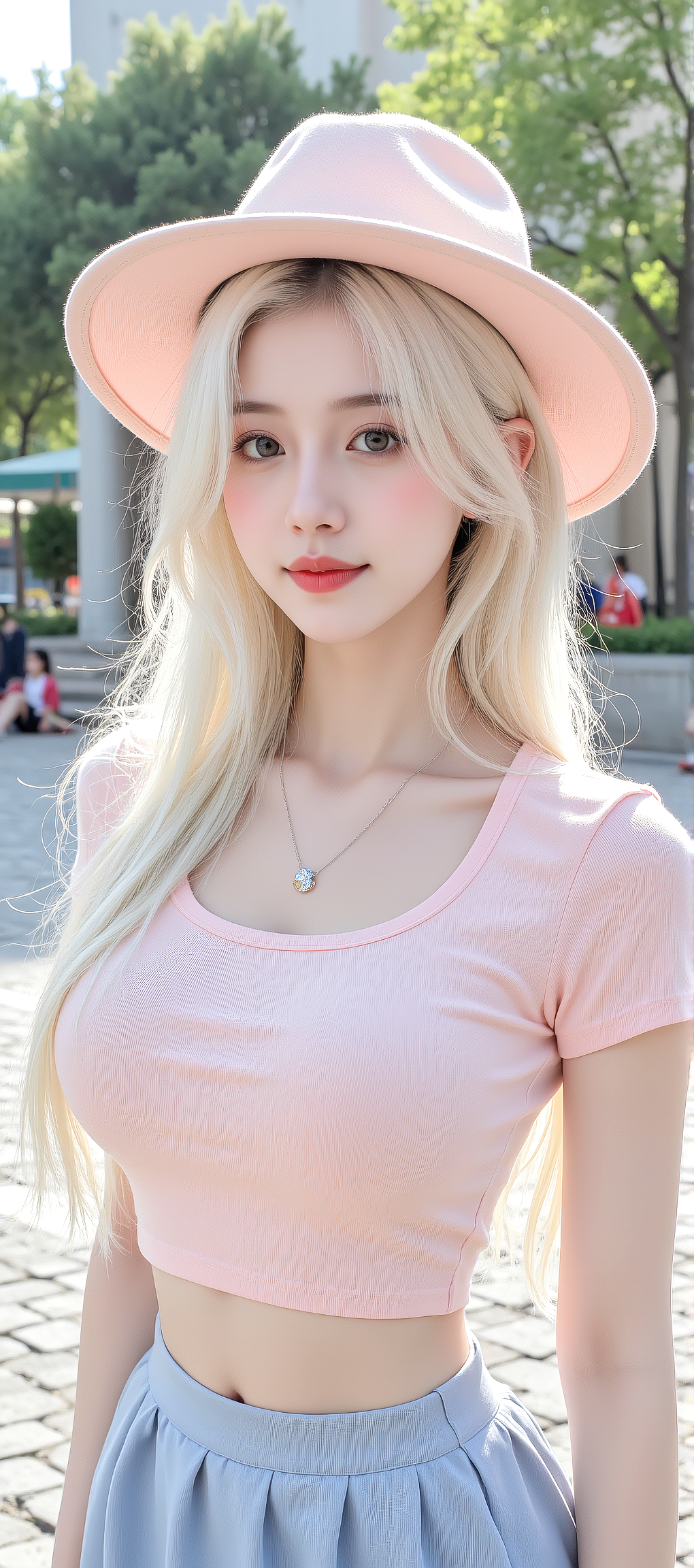 又发现一张AI生成的女神手机壁纸，超好看