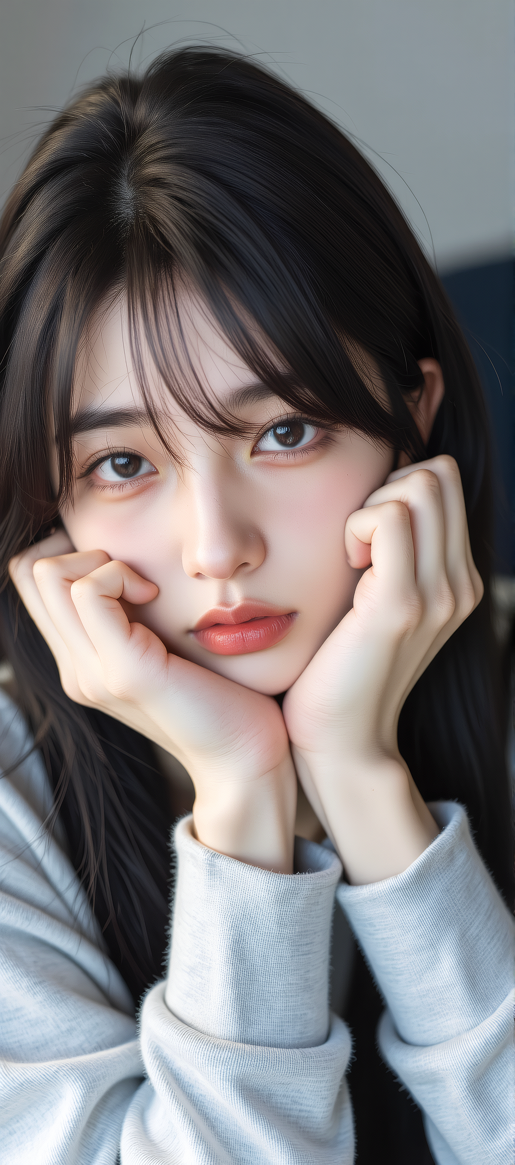 又发现一张AI生成的女神手机壁纸，超好看