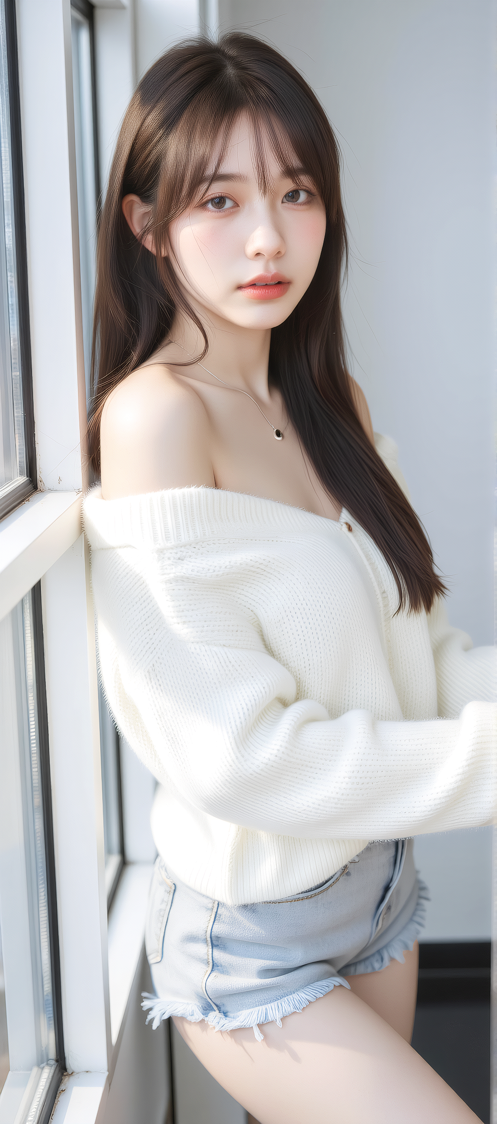 又发现一张AI生成的女神手机壁纸，超好看