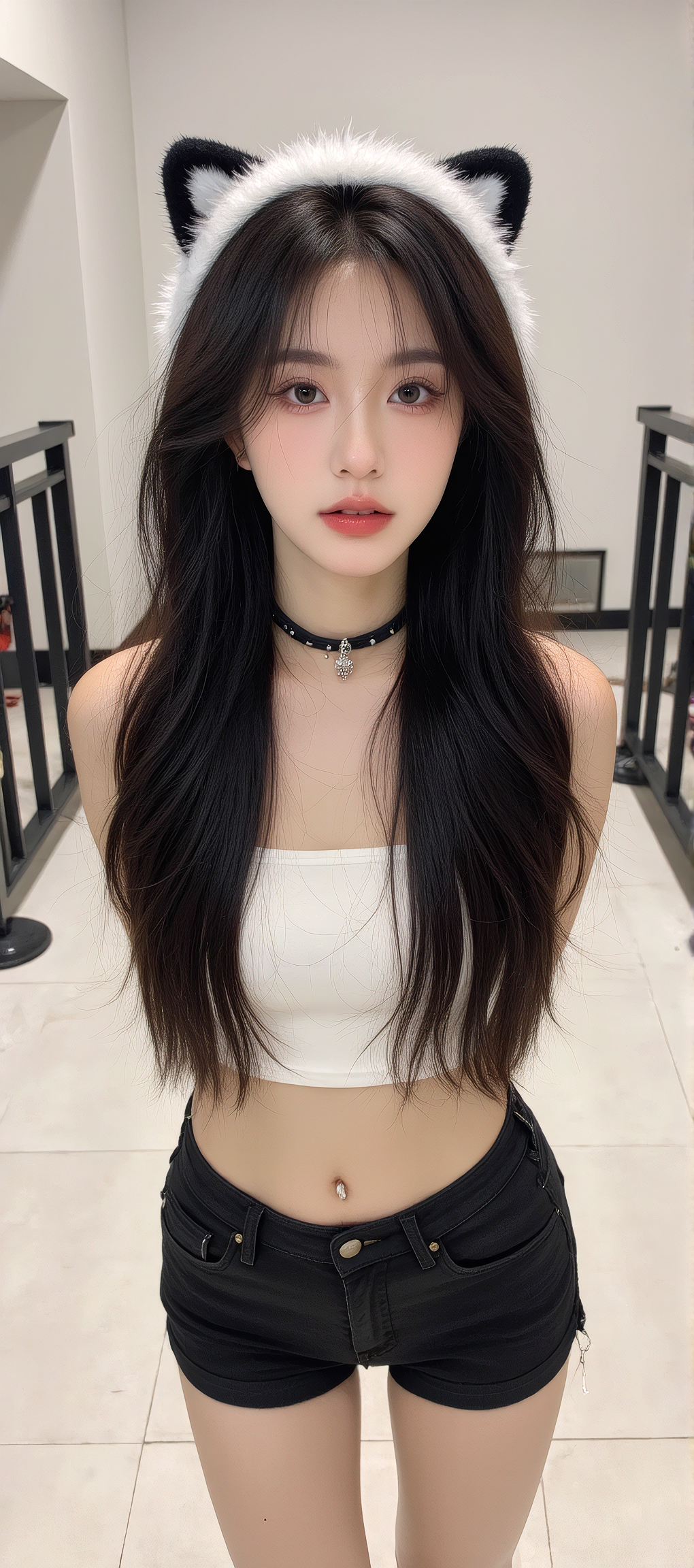 又发现一张AI生成的女神手机壁纸，超好看