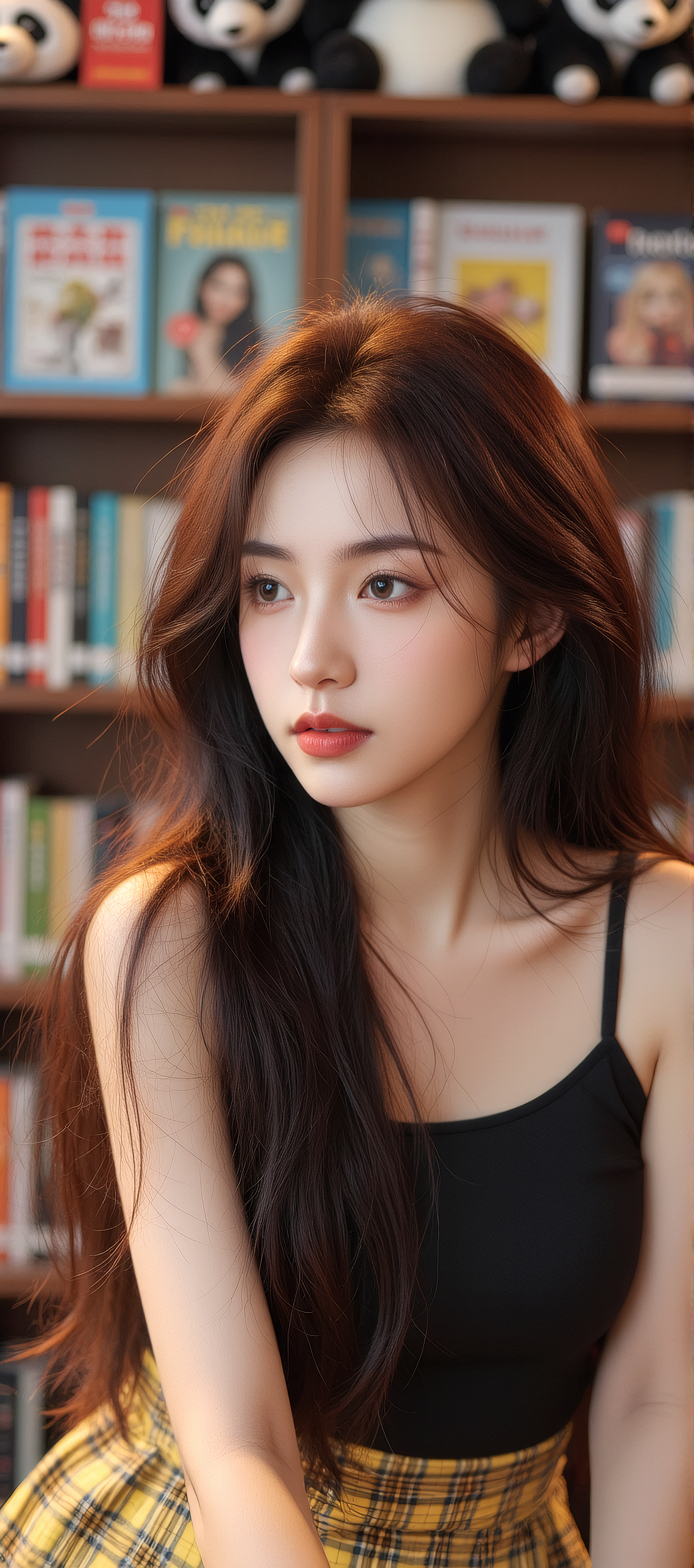 又发现一张AI生成的女神手机壁纸，超好看