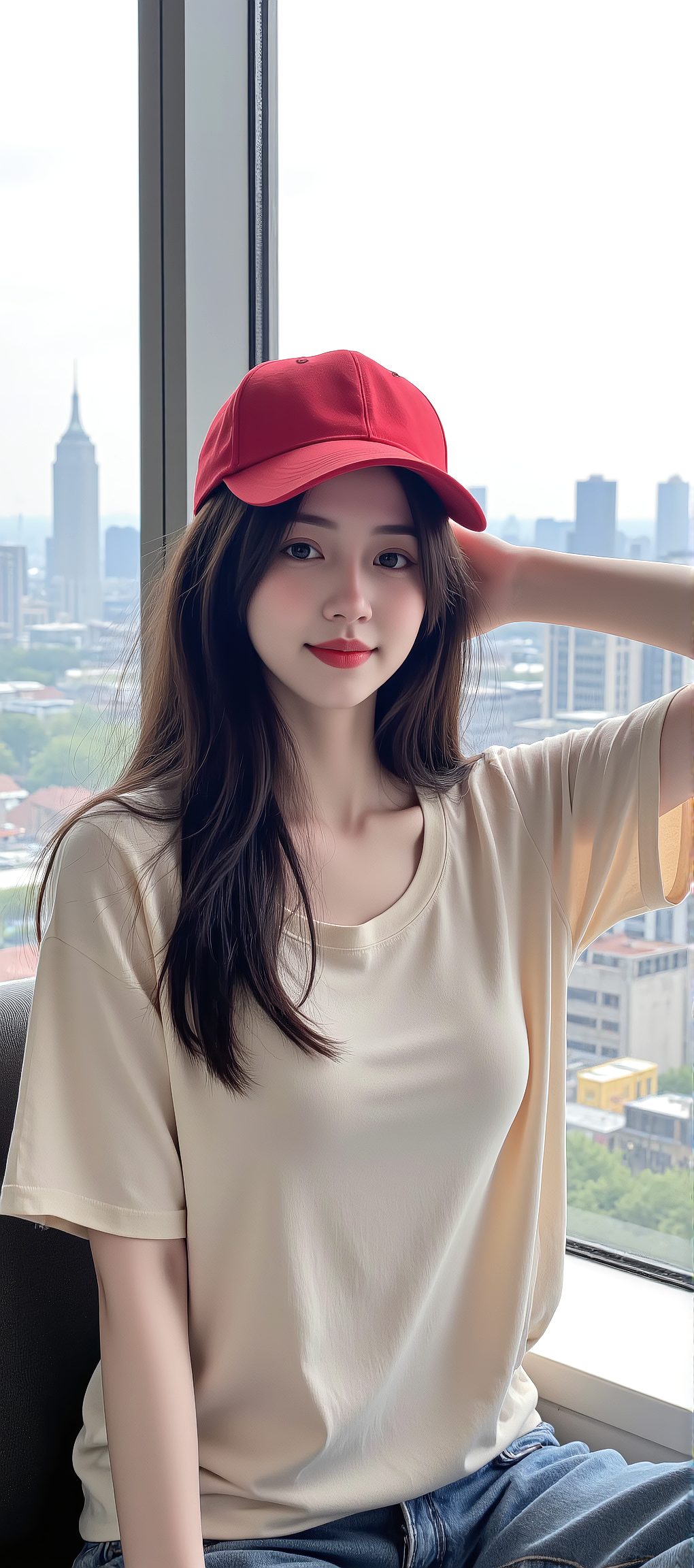 又发现一张AI生成的女神手机壁纸，超好看