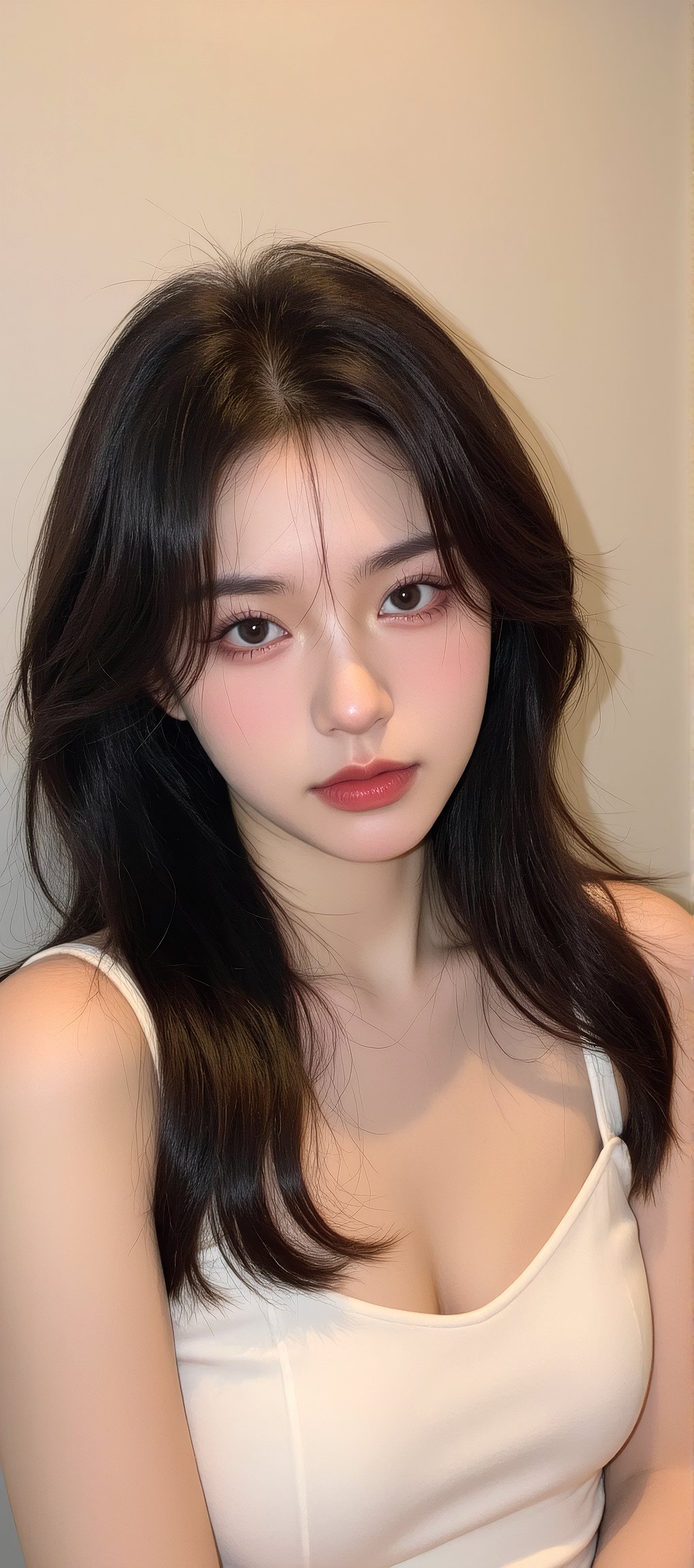 又发现一张AI生成的女神手机壁纸，超好看