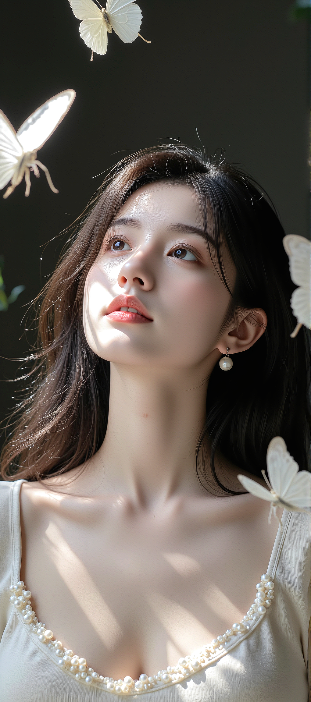 又发现一张AI生成的女神手机壁纸，超好看