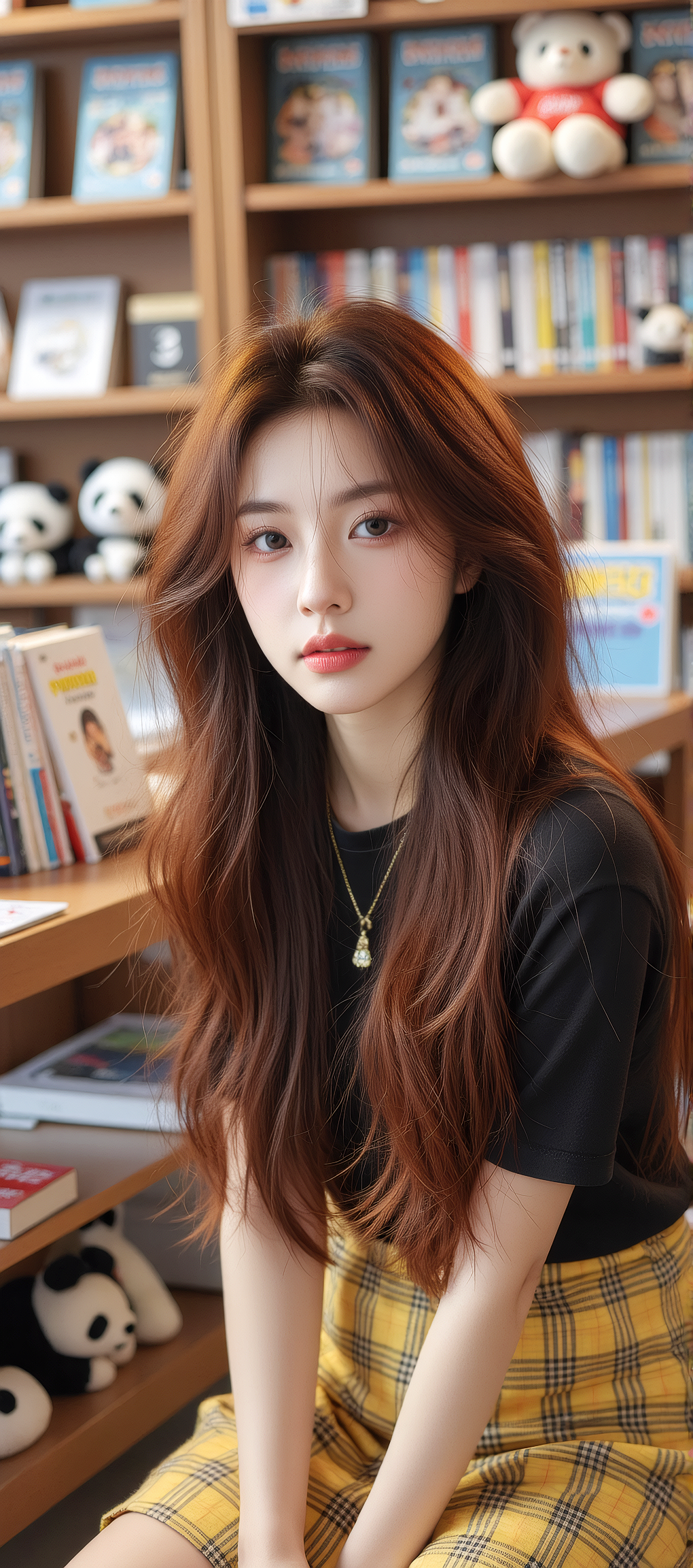 又发现一张AI生成的女神手机壁纸，超好看