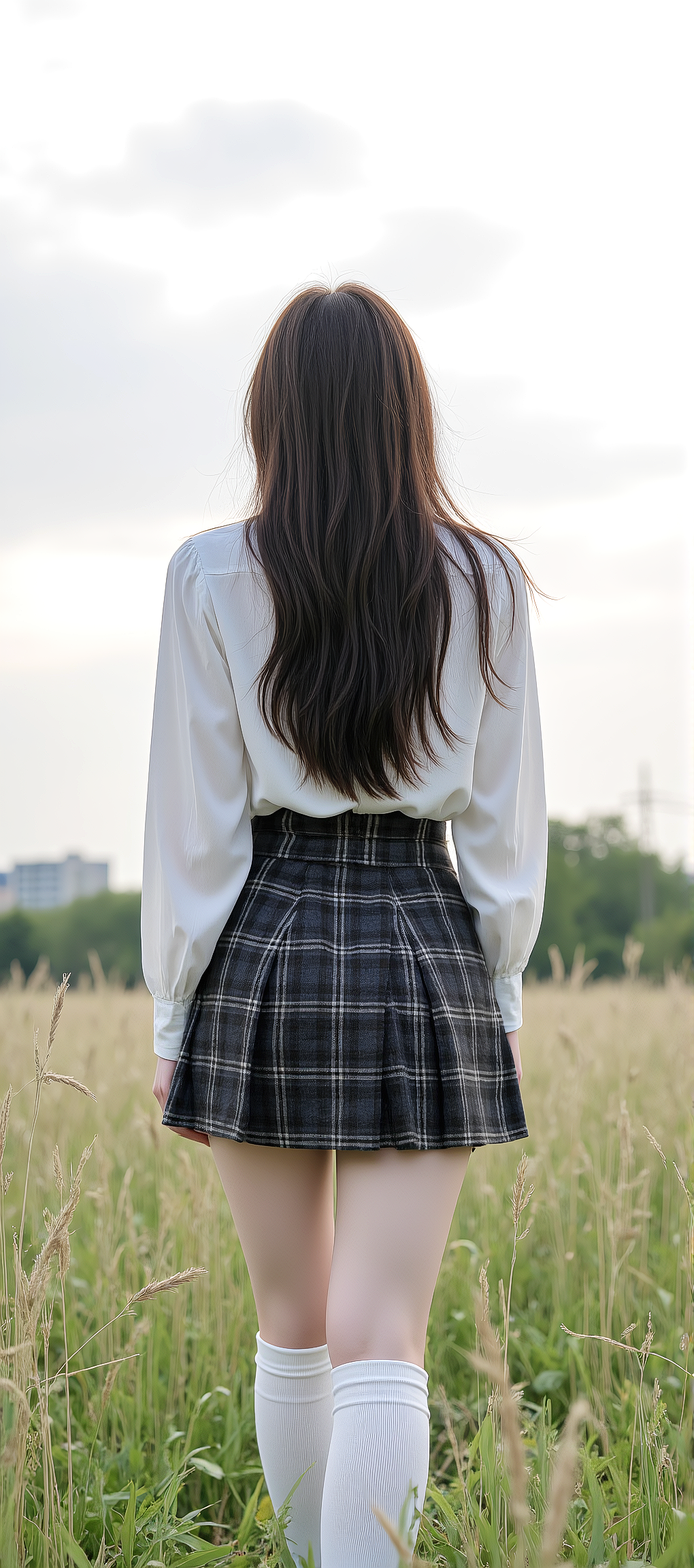 又发现一张AI生成的女神手机壁纸，超好看