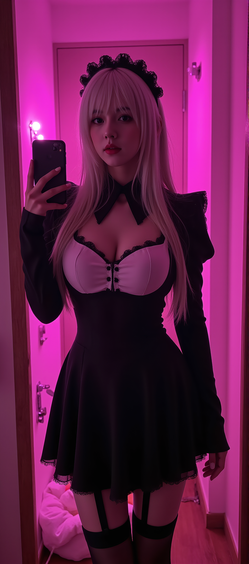 又发现一张AI生成的女神手机壁纸，超好看