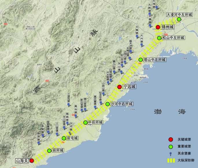 关宁锦防线的重要性:拿不下山海关,清军只能喝西北风
