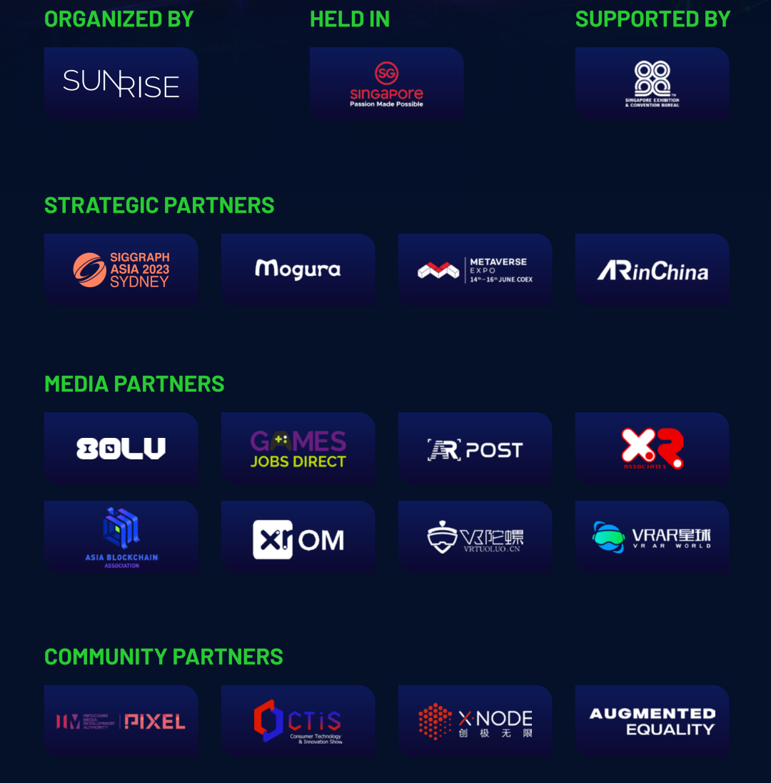 汇聚XR创新力量 | AWE Asia 2023新加坡大会圆满落幕
