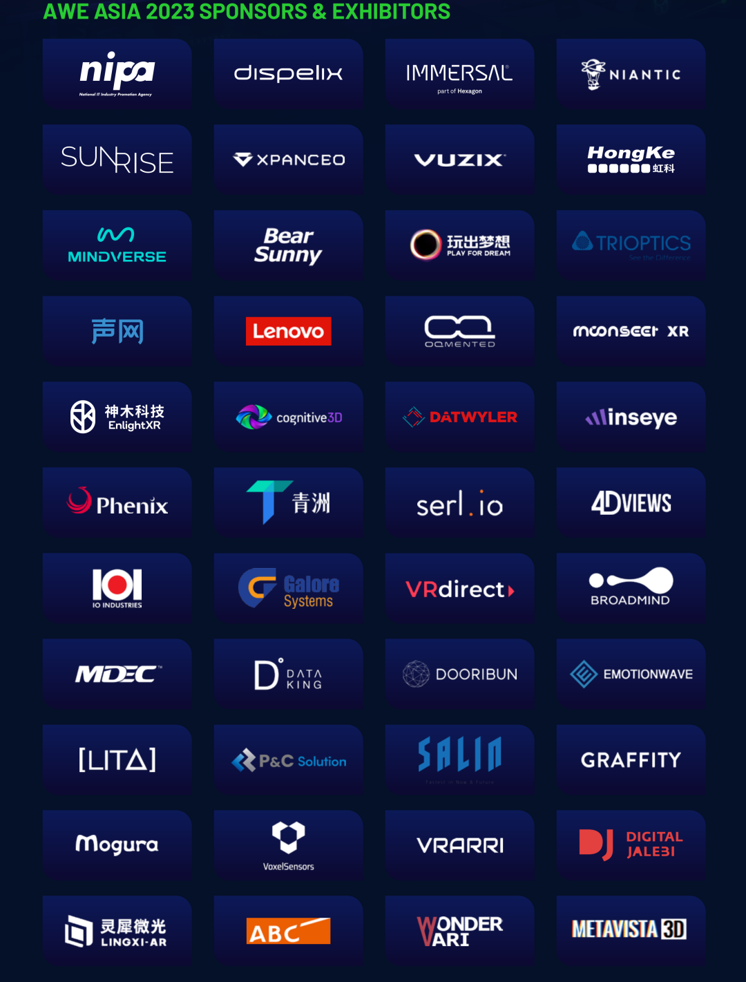 汇聚XR创新力量 | AWE Asia 2023新加坡大会圆满落幕