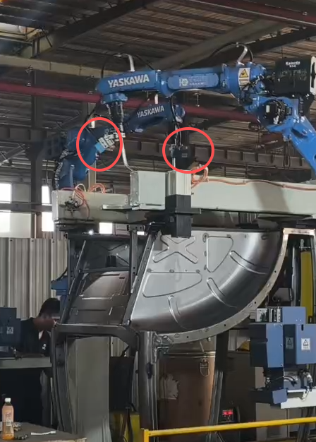 全视焊缝跟踪系统应用于车架焊接