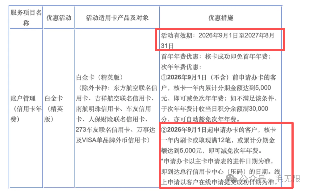 兴业银行白金卡年费调整 12笔刷免享机场贵宾厅权益