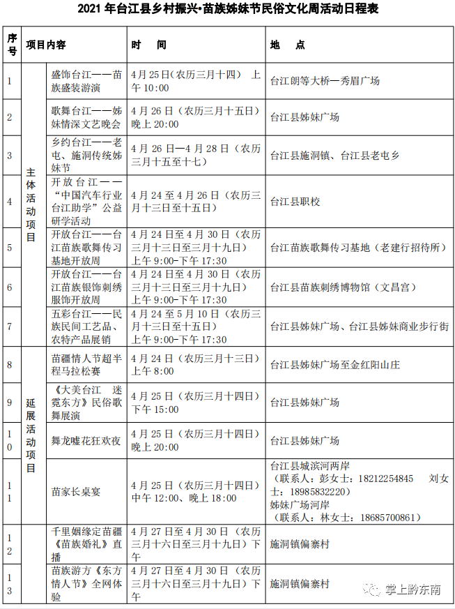 台江姊妹节活动内容图片