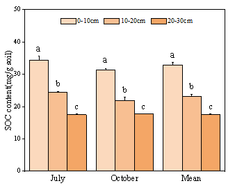 高寒针叶林根际微生物源碳和植物源碳的垂直分布格局