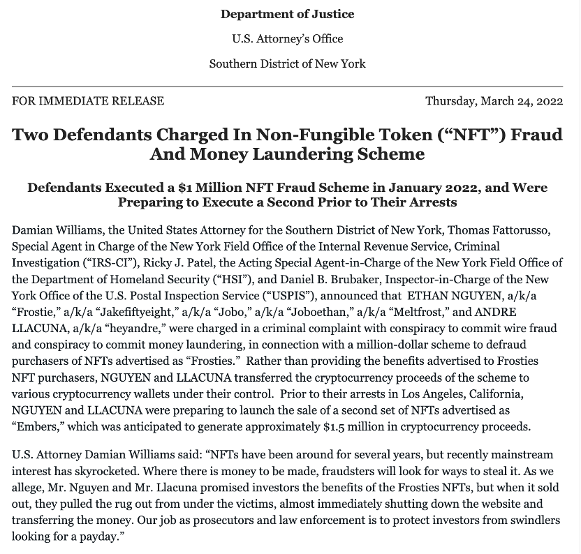 NFT诈骗第一案，NFT表情包市场离刑事犯罪还有多远？