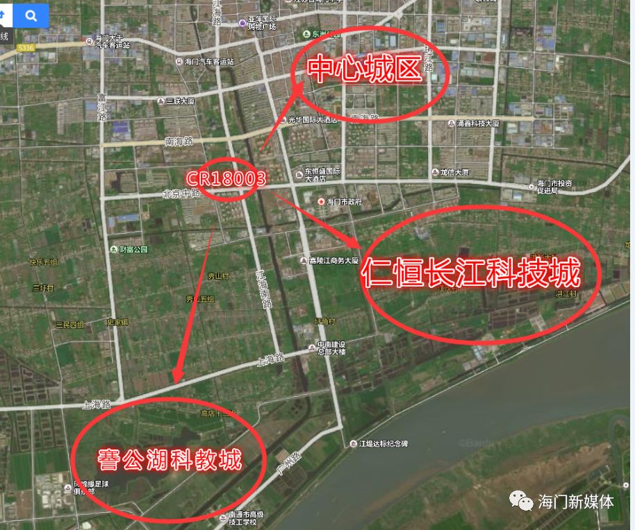 更可怕的"天价"地块竟在 城市 西南有规划开发中的謇公湖科创