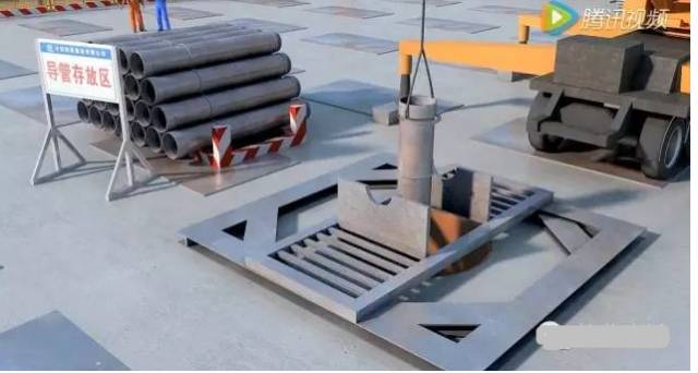 钻孔灌注桩施工全过程3D动画，简单易懂！的图9