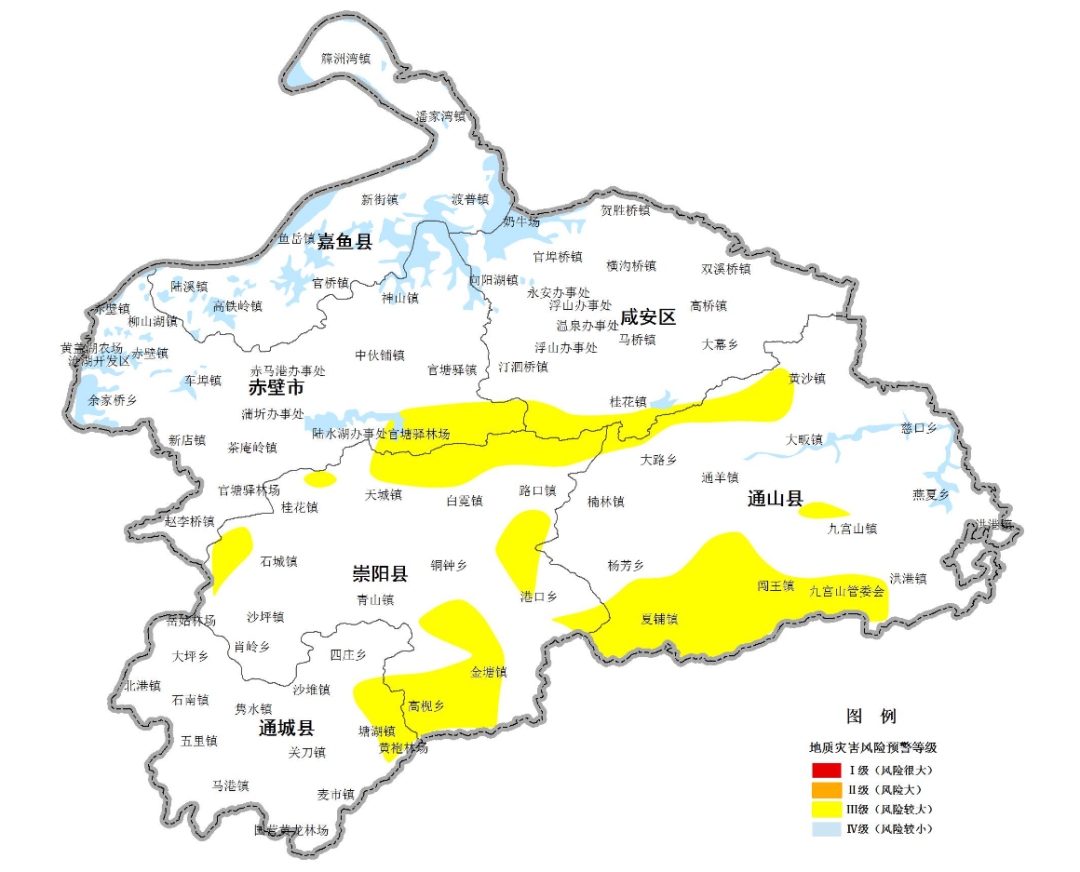 通山乡镇地图图片