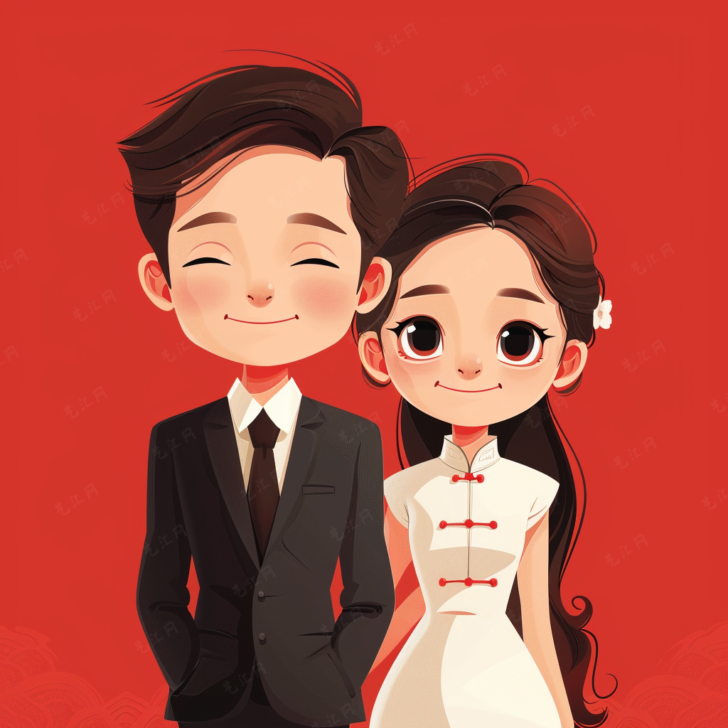 官宣结婚的专属大头贴