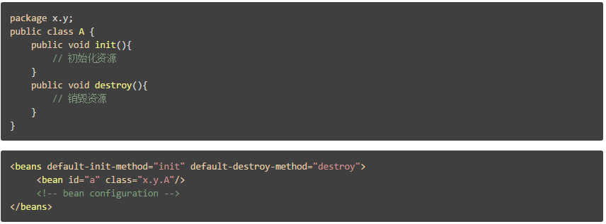 Spring核心——Bean的定义与控制 