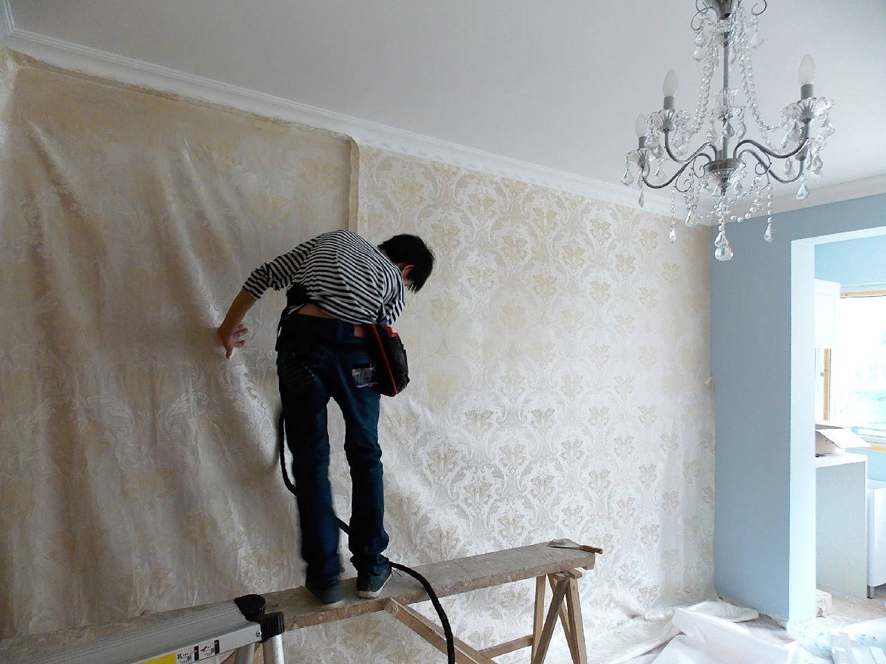 中国墙布十大品牌科布斯无缝墙布105火爆开业全场8折送家电