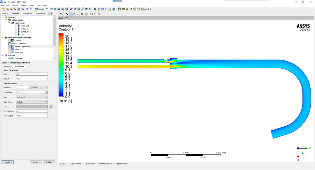 「CFD案例-Fluent」27 水中稳态传热CFD模拟的图22