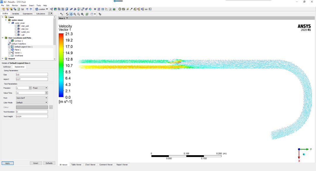 「CFD案例-Fluent」27 水中稳态传热CFD模拟的图23