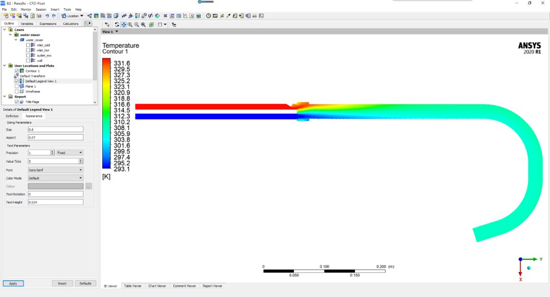 「CFD案例-Fluent」27 水中稳态传热CFD模拟的图20