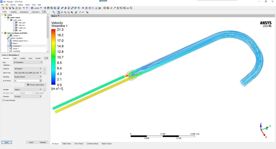 「CFD案例-Fluent」27 水中稳态传热CFD模拟的图24