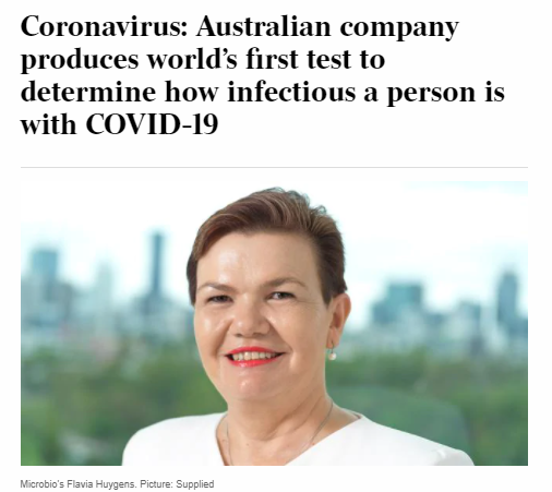 澳洲首创病毒感染性强度测试或让人免于14天隔离！ - 1