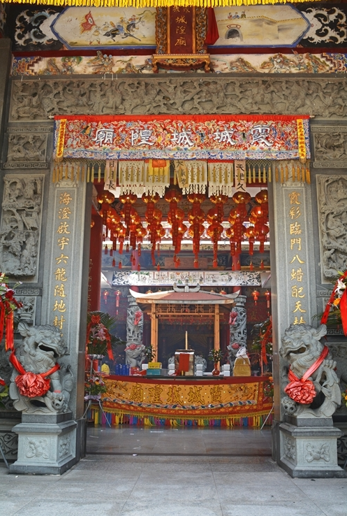 上海城隍庙门口对联图片