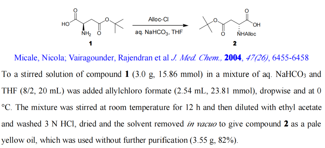 氨基保护基 | 烯丙氧羰基（Alloc）保护基 第2张