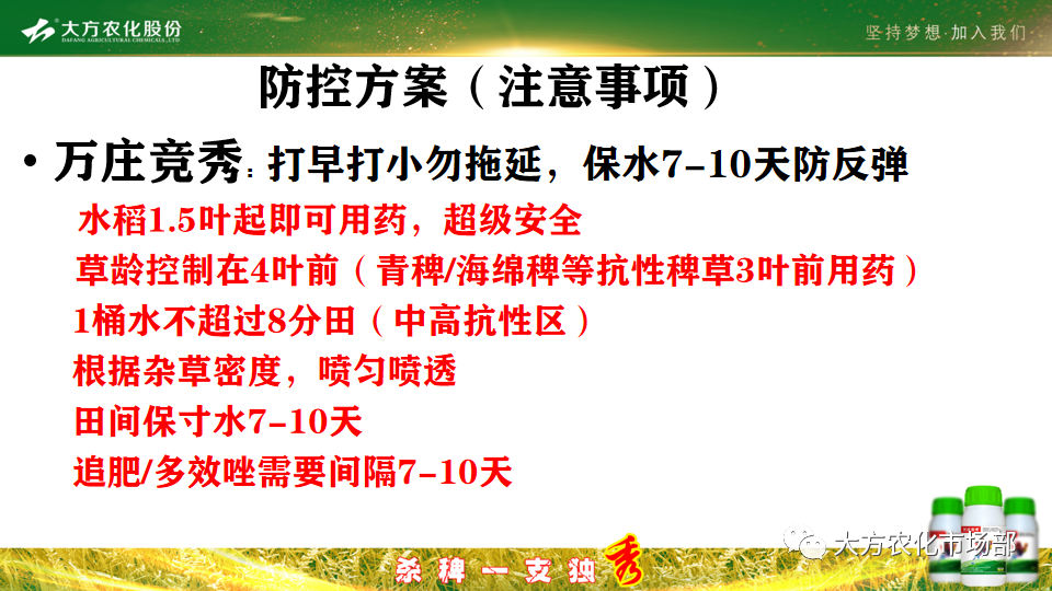 稻田除稗，用好才算“秀” --“万庄竞秀”应用案例剖析