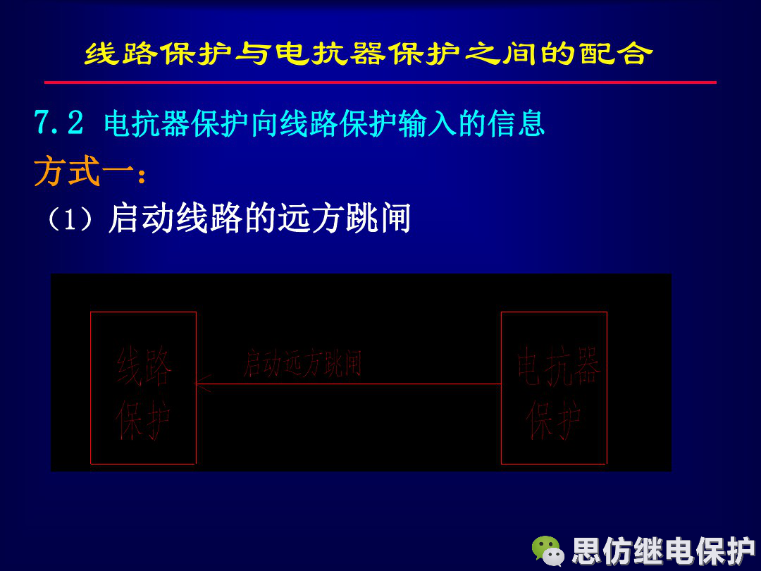 線路保護配置及相關保護之間配合的圖46